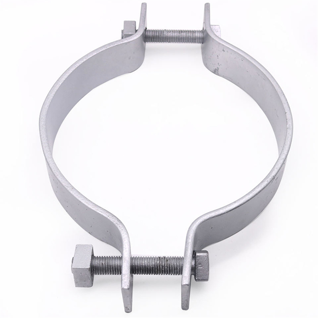 ขั้วหนีบสังกะสีแบบจุ่มร้อน Universal Clamp Hold Hoop